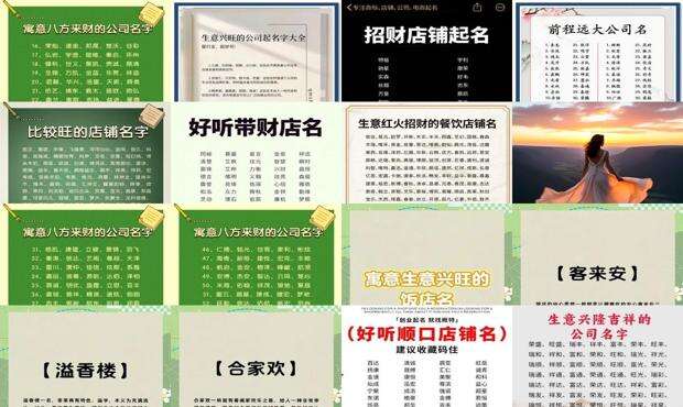 旺生意的名字足浴店 - 旺生意的名字