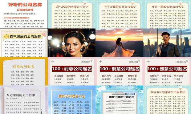 企业名称大全集 - 企业名称大全