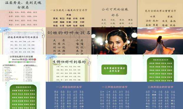 名字好听的动画人物 - 动听的名字