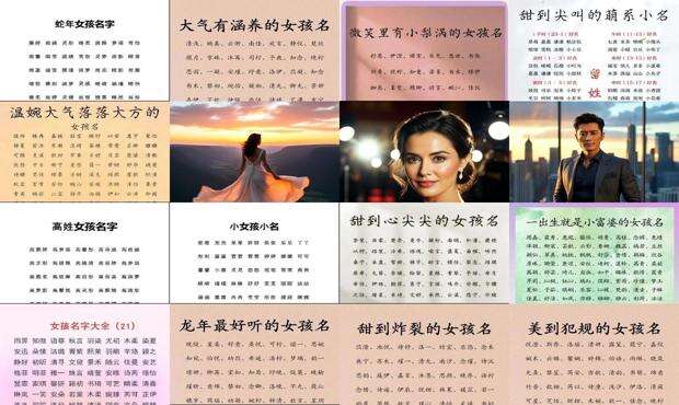 小女孩名字小名 - 小女孩名字