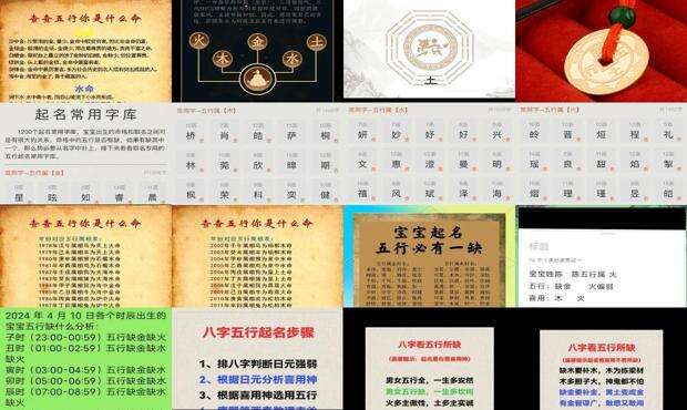 五行算命法 - 五行算命起名