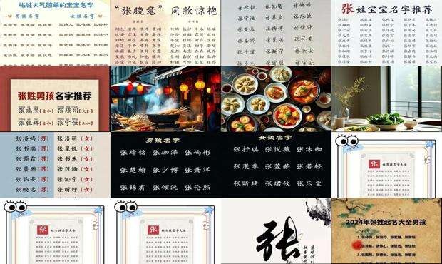 男明星张姓名字 - 张姓名字