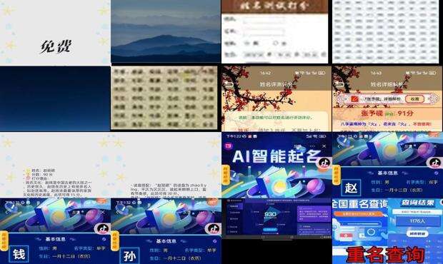 名霸免费起名 - 名霸免费测名