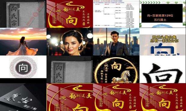 向氏家谱字辈大全 - 向氏