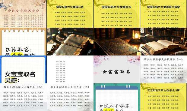 金字旁的女孩名字龙年 - 金字旁的女孩名字