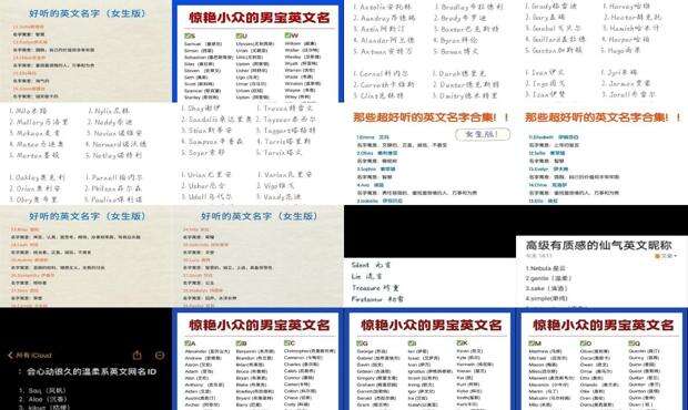 英文起名网站免费 - 英文起名