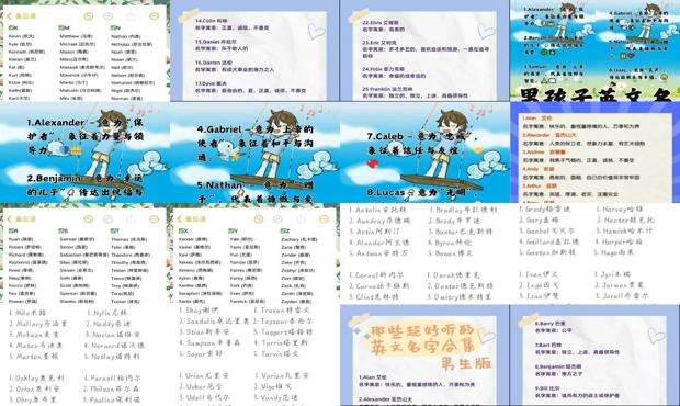 q开头的男生英文名字 - 男生英文名字