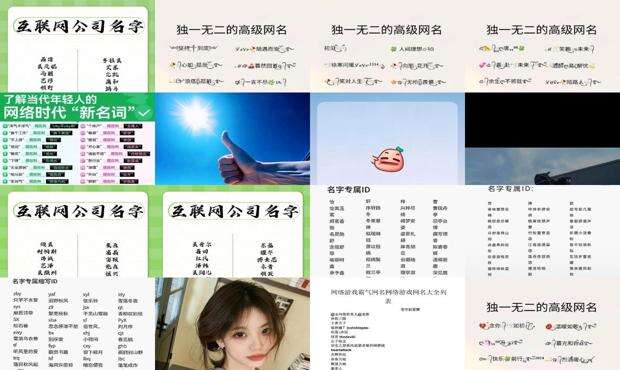 网络名字大全免费 - 网络名字大全