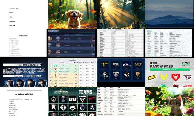 英文战队名缩写 - 英文战队名