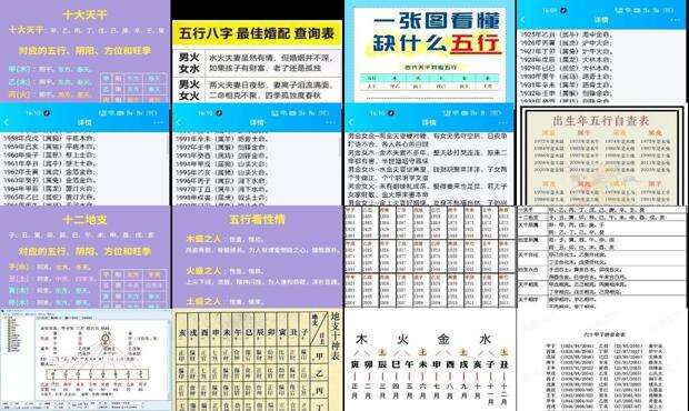 五行八字查询喜用神 - 五行八字查询