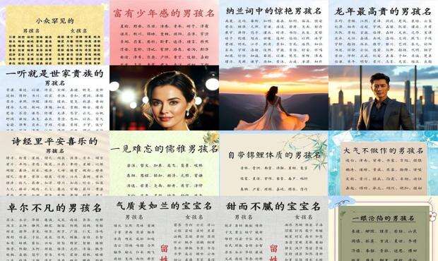 诗经楚辞中好听的男孩的名字 - 男孩的名字