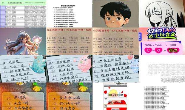 姓名笔画测试缘分爱情 - 姓名笔画测缘分