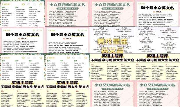 英文名称个性 - 英文个性名字