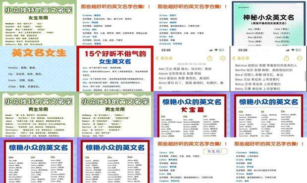 女生英文名字简单好记有寓意 - 女生英语名字