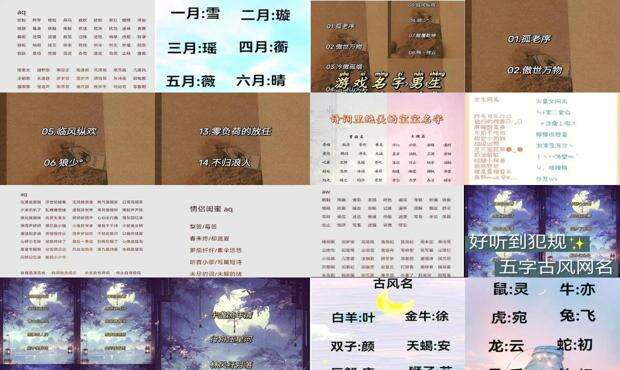 网络游戏的名字大全霸气 - 网络游戏的名字