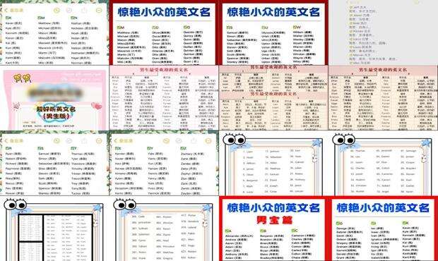 好听英语男孩名 - 英语男孩名字