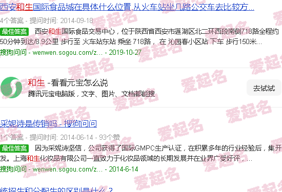 和生公司 - 和生