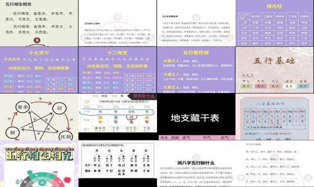 八字测五行喜用神 - 八字测五行