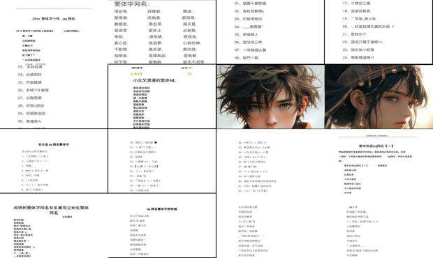 繁体qq名字大全 - 繁体qq名字