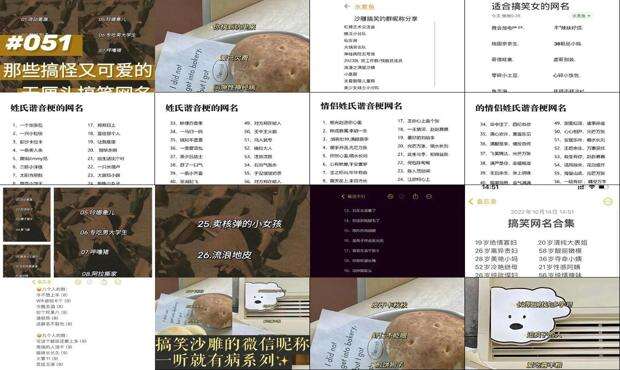 搞笑类账号名字 - 搞笑用户名