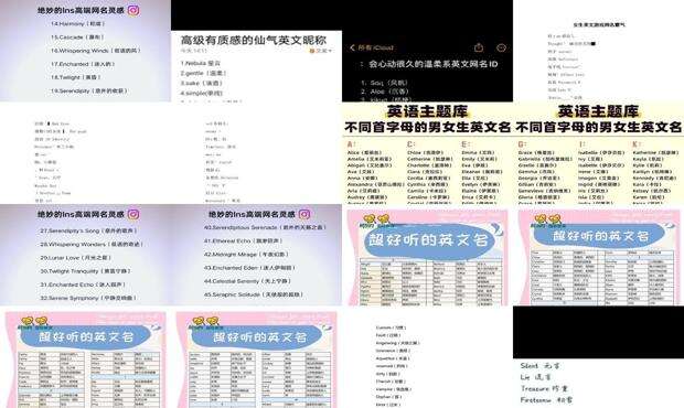 好听的英文游戏名字 男孩 - 好听的英文游戏名字