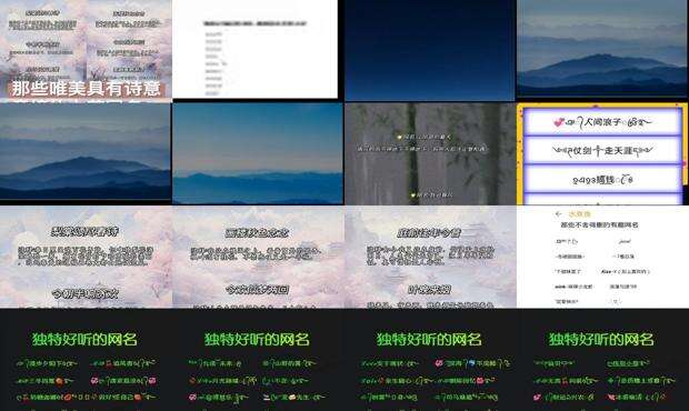 有内涵网名昵称大全 - 有内涵网名