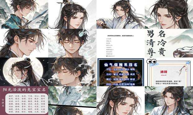 古风男名儒雅有仙气六字游戏名 - 古风男名儒雅有仙气