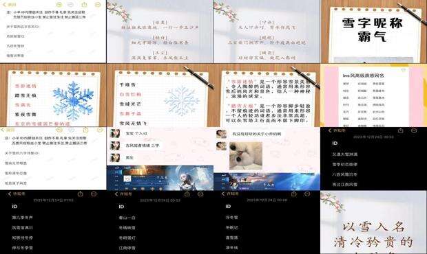 关于雪的网名二字 - 关于雪的网名