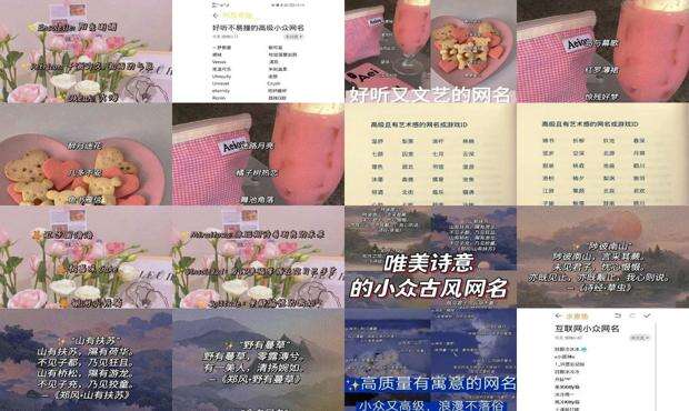 好听的网名小众超级小众 - 好听的网名小众