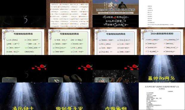 酷的网名女生霸气网名 - 酷的网名