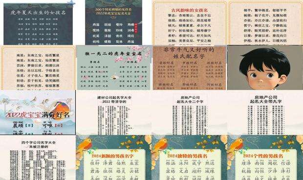 免费取名大全2020 - 免费取名大全2022最新版的