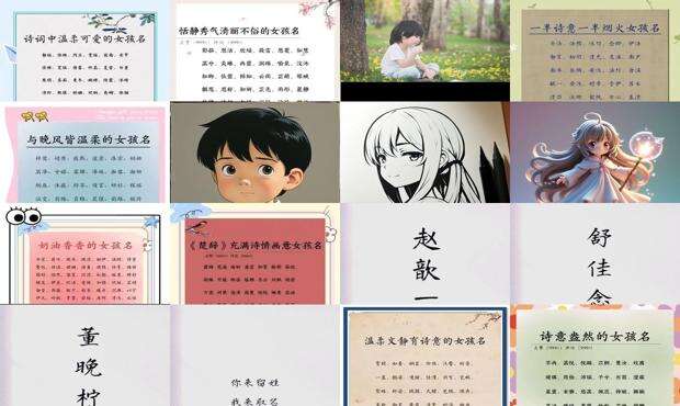 女孩温柔文静诗意小名 - 女孩温柔文静诗意名字