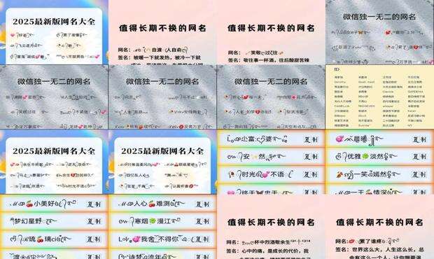 蛋仔独一无二的昵称 - 独一无二的昵称