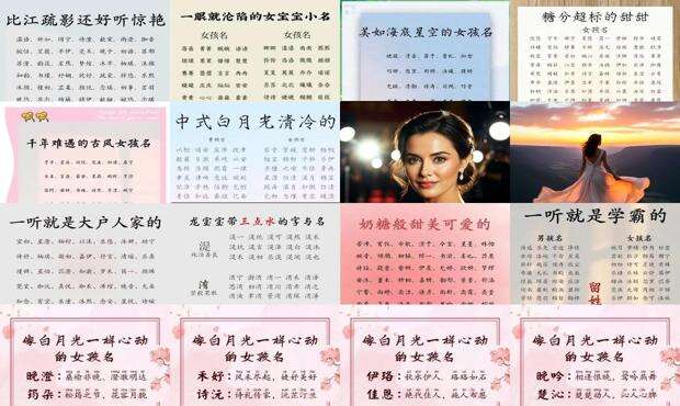 女孩名字简单大方洋气 - 女孩名字