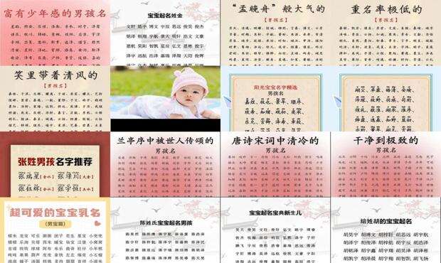 新生儿男孩名字龙年 - 新生儿男孩名字库