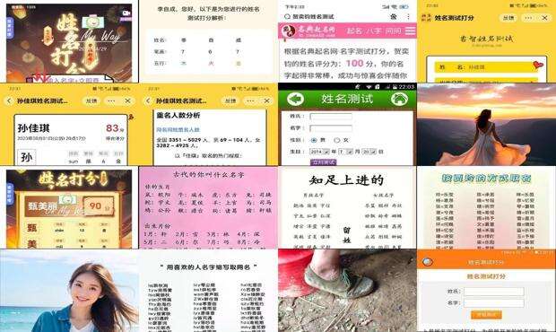 起名在线测试 - 起名网测名字打分