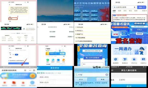 重名查询系统入口 - 重名查询系统