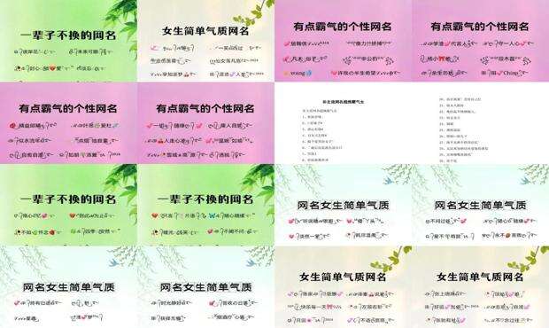 个性网名女性 - 个性网名女