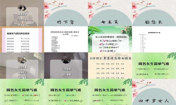 女人淡雅气质网名三个字大全 - 女人淡雅气质网名