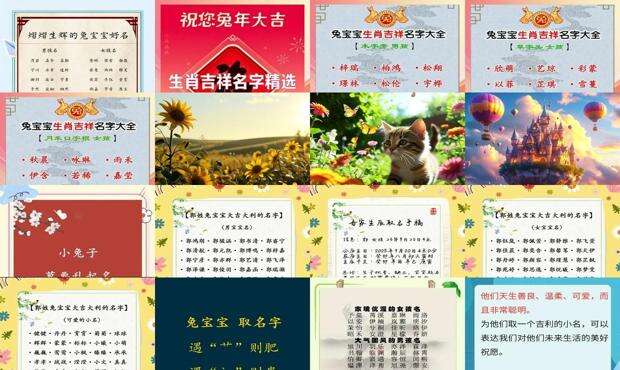 适合属兔人的吉祥物 - 属兔最吉利的小名