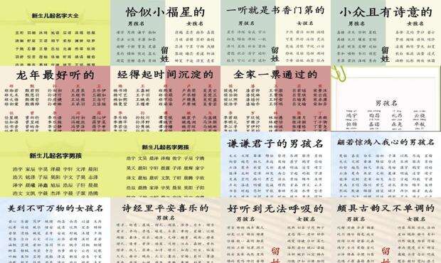 新生儿免费起名大全2024 - 新生儿免费起名字大全