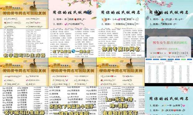 个性网名生成器软件下载 - 个性网名生成器