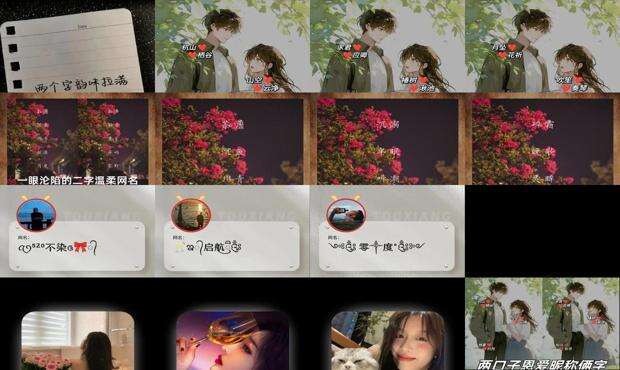 好听的两个字的古风名字 - 好听的两个字的昵称