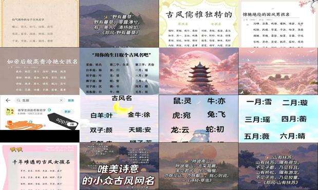 冷门且好听的古风名字女 - 冷门且好听的古风名字