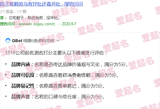 1518公司起名字大全免费测试 - 1518公司起名测名打分