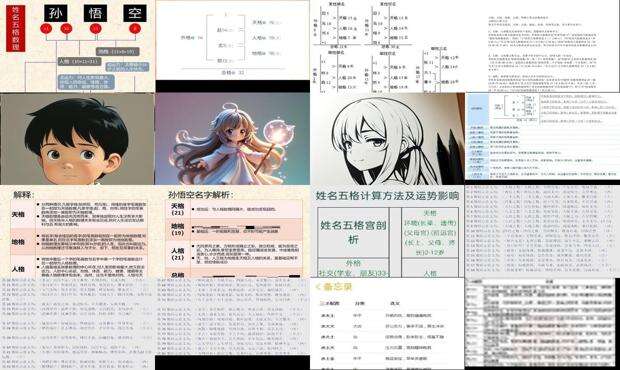 姓名天格地格人格对应表 - 姓名天格地格人格测算