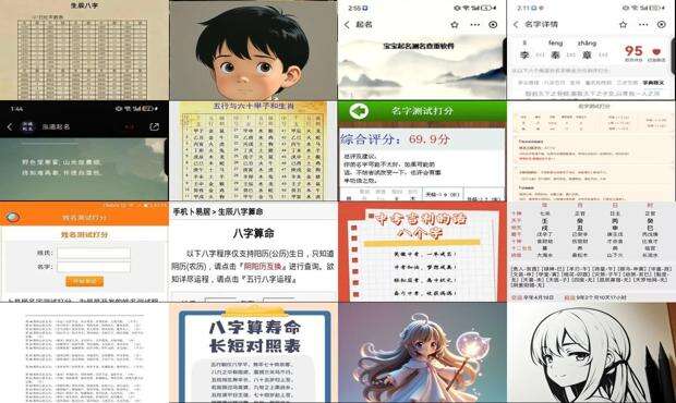 八字取名测算 - 八字取名打分免费测试