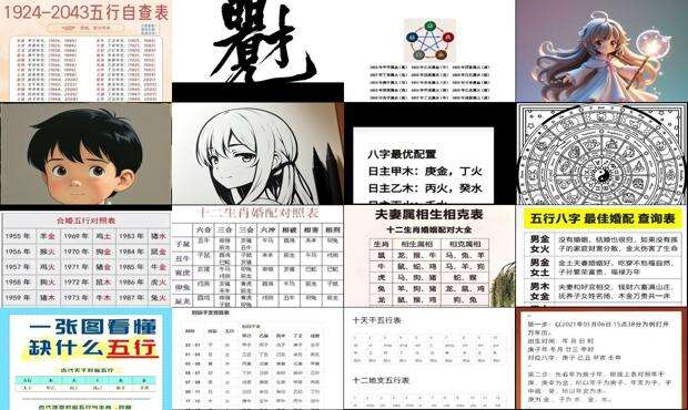 生辰八字五行查询算命 - 生辰八字五行查询起名打分