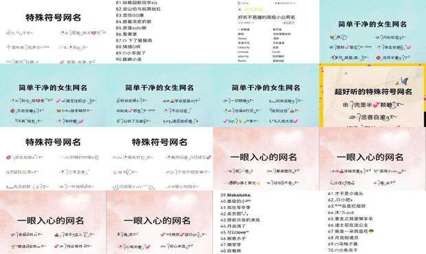 独特的网名两个字 - 独特的网名