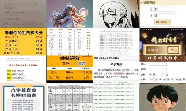 名字配对测试两人姻缘 - 名字测试八字免费测名打分